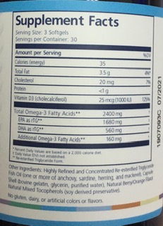 PRN DE3 Dry Eye Omega Benefits® (90 ct / bottle) - Nuovo ...